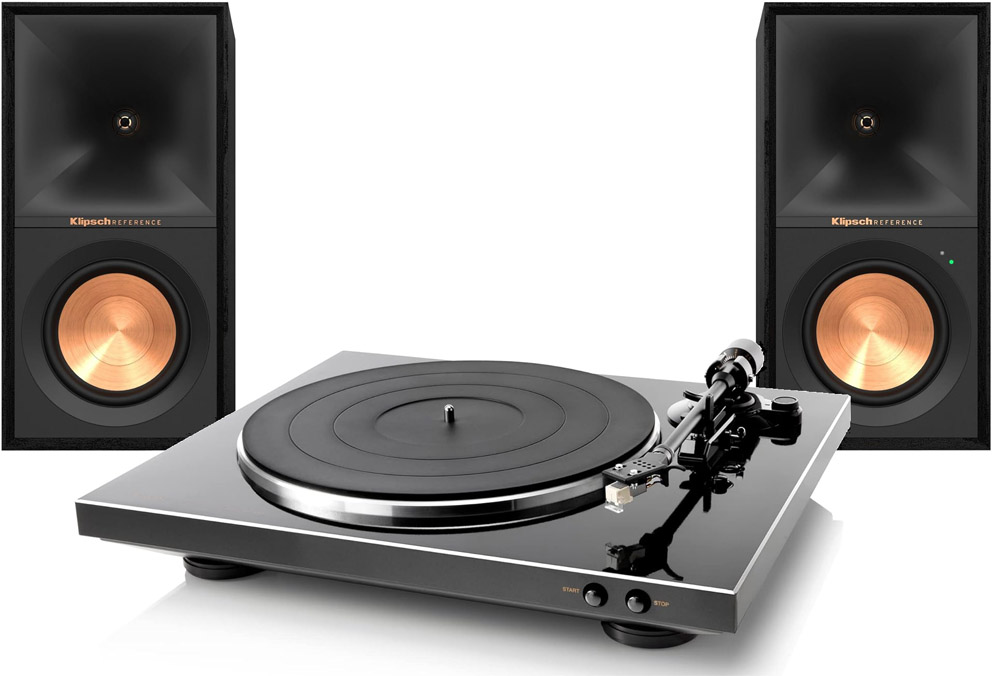 Denon DP-300F + Klipsch R-50PM